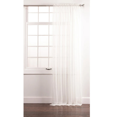 Beige sheer curtains