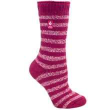 Pink striped sock