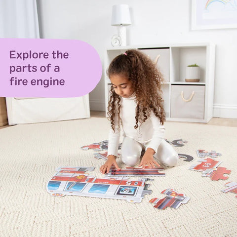 Giant Fire Truck Floor Puzzle - 24 Pieces 51690