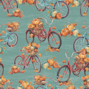 bicycle baskets-Pumpkin Please Cotton Fabric Collection 222