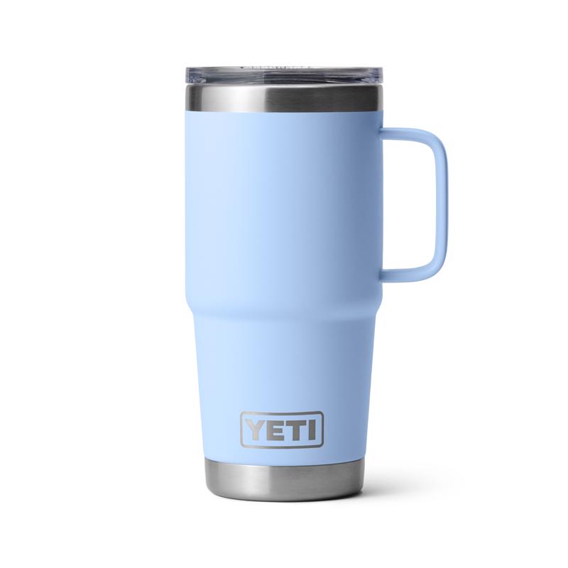 Big Sky Blue Yeti Rambler 20 oz Travel Mug with Handle