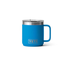 Big Wave Blue YETI Rambler 10 oz mug with handle