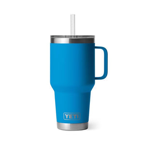 Big Wave Blue Yeti Rambler 35 oz Travel Mug with Handle