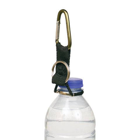 Biner with water bottle