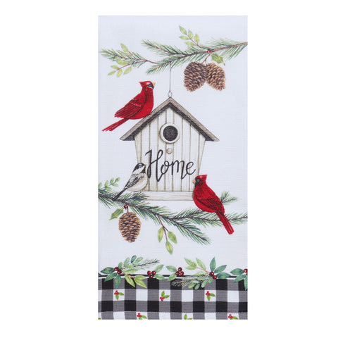 birdhouse kitchen towel