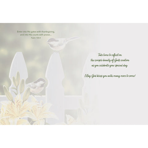Backyard Beauties Birthday Card