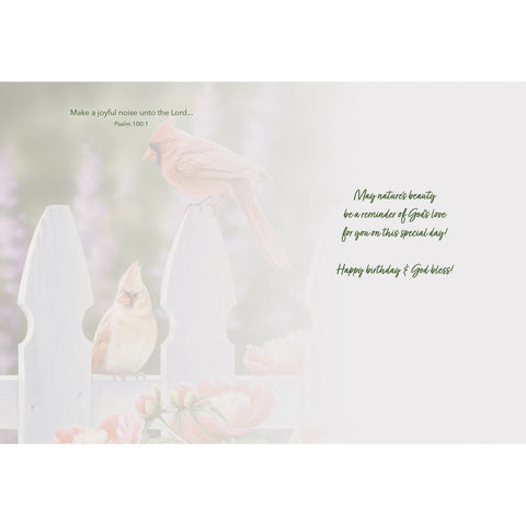Backyard Beauties Birthday Card