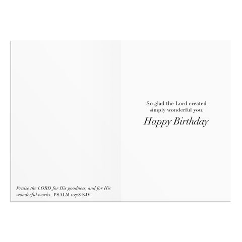 Beautiful Birthday card inside