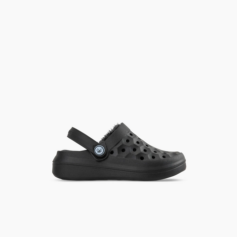 Joybees Kids Varsity Lined Clog in black