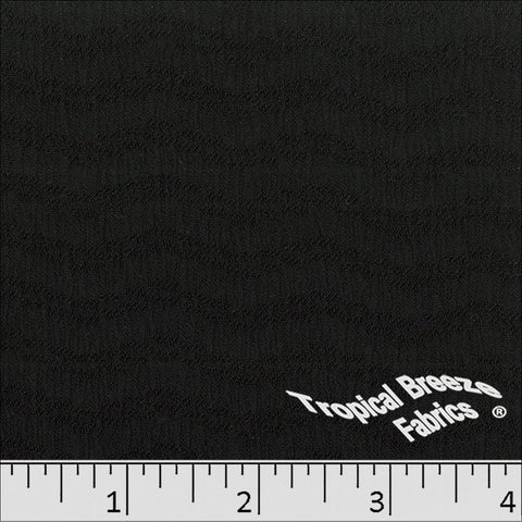 black, 100% Polyester Bonnie Dress Fabric 07554