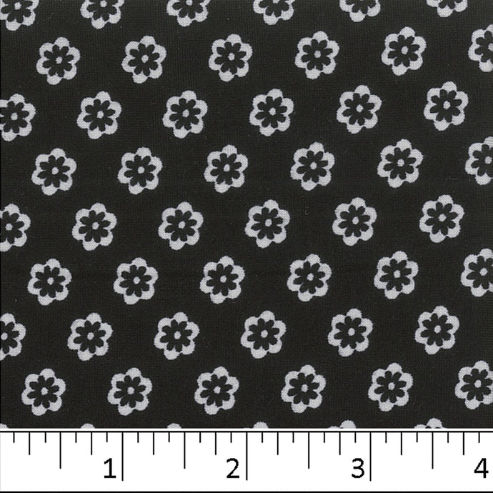 Double Brushed Floral Print Fabric S103