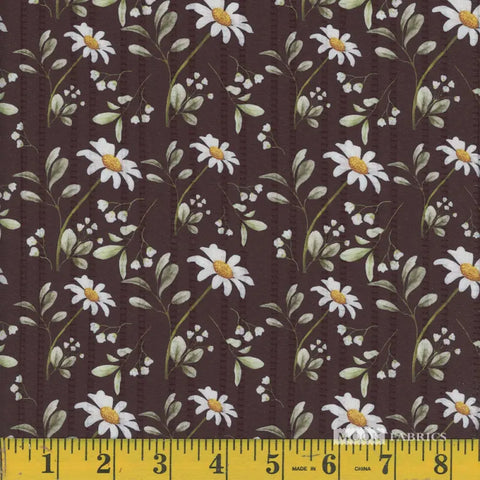 black, Dorothy Charm Polyester Fabric 1382