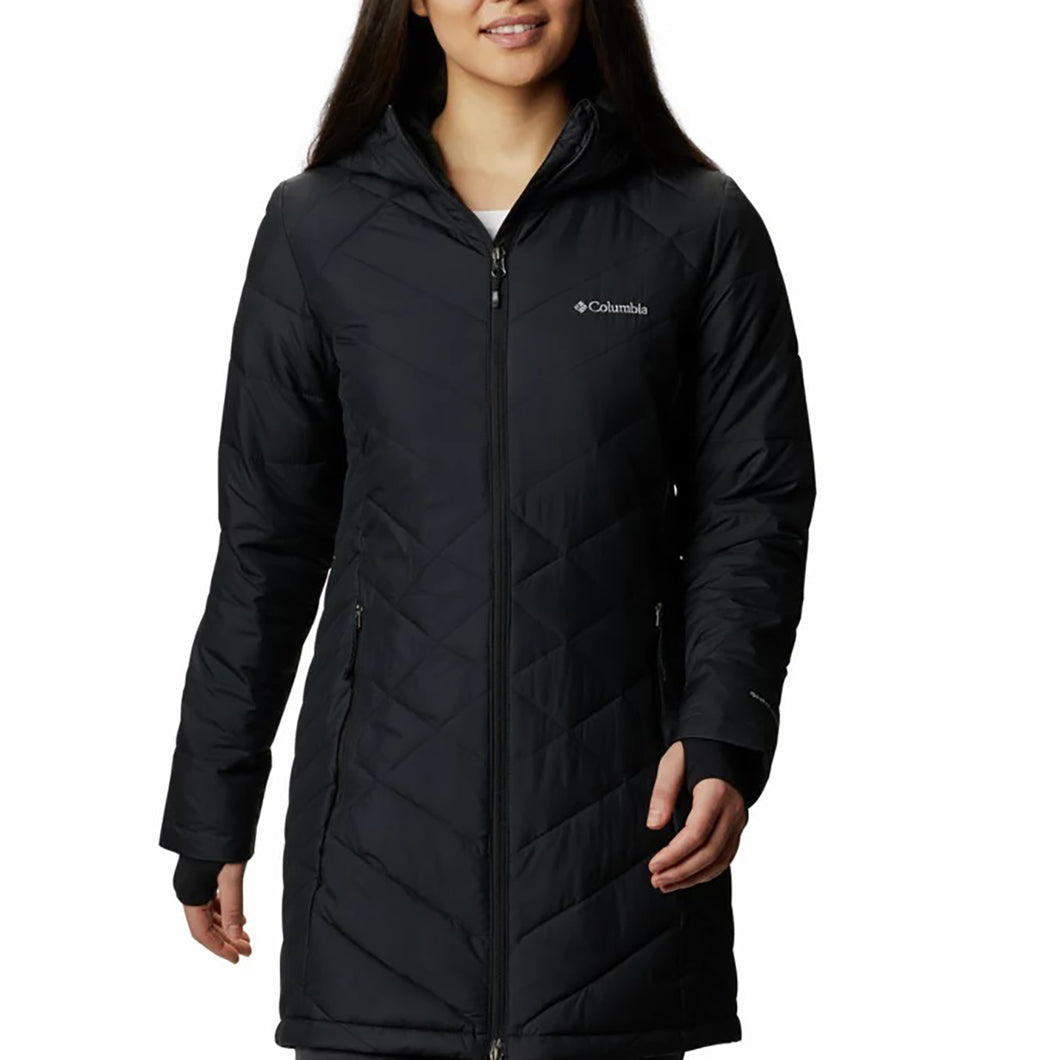 Black Columbia Women's Heavenly Long Hooded Jacket 1738161