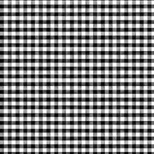 In Bloom Collection Gingham Cotton Fabric black