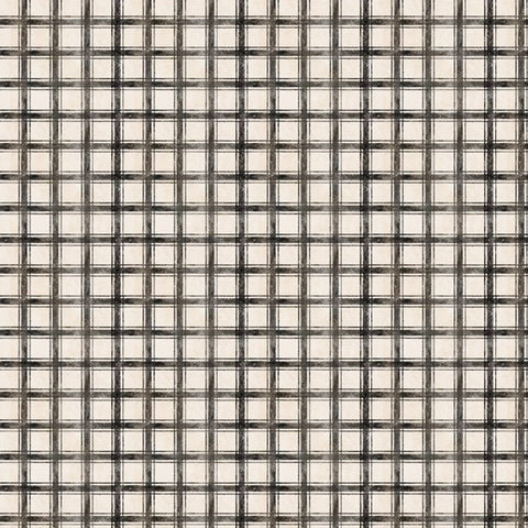 Proud Rooster Collection Plaid Cotton Fabric black