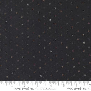 Daffodils and Dragonflies Collection Perfect Bloom Cotton Fabric 9705 black
