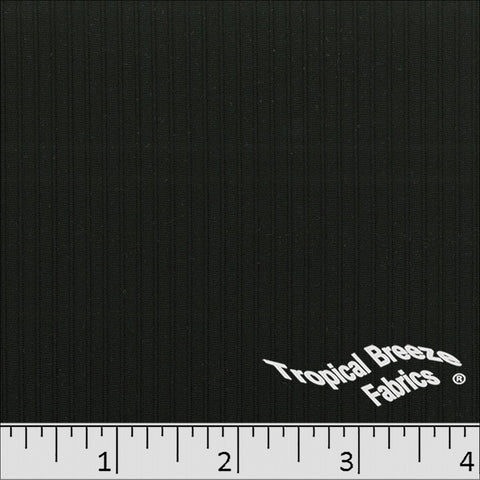 black, Basic Rib Knit Polyester Fabric 323612