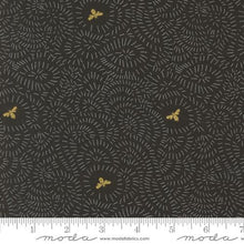 black, Bee Garden Collection Twists and Turns Cotton Fabric 48415