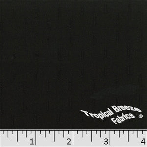 Dobby Lines Polyester Dress Fabric 07540 black