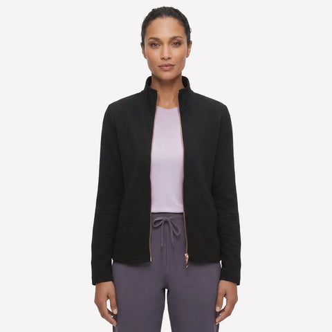black, Women's Go Walk Shine Jacket JA78