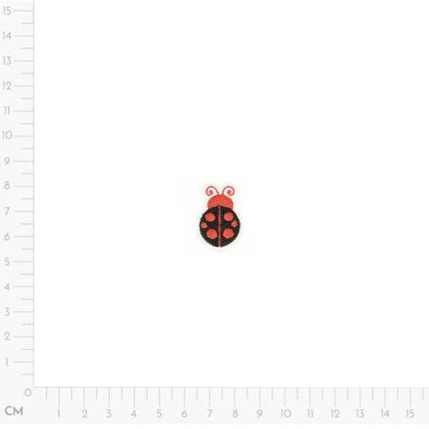 black, Ladybug Applique 16342