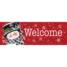 Fall and Winter Signature Signs black and red snowman