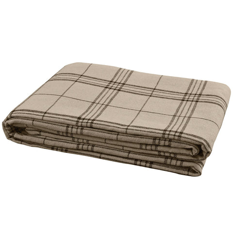Black, Fieldstone Plaid Queen Bedspread 458