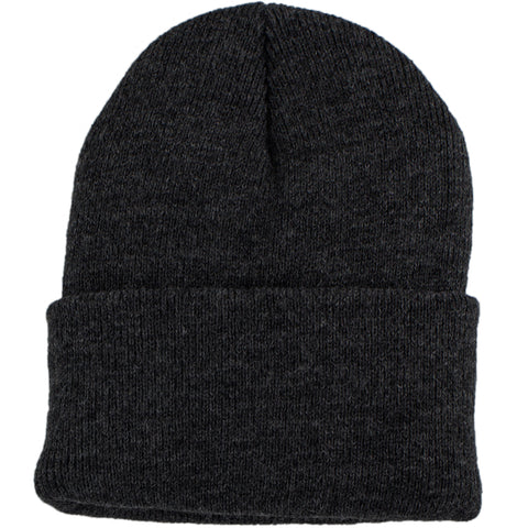 Black stretch knit cap