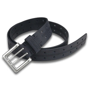 Black perforated belt