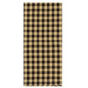Blacked checkered dish towel