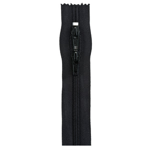 Black purse zipper