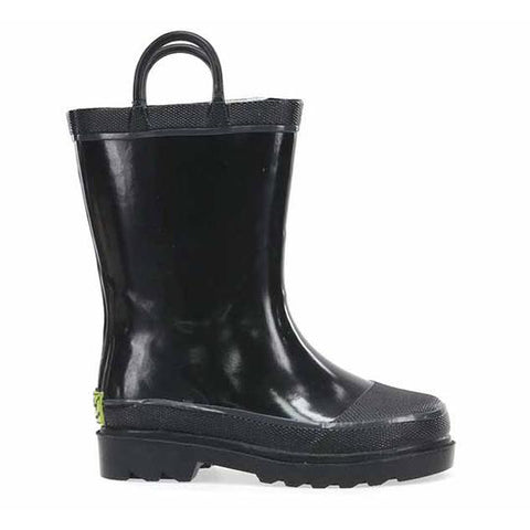 Children's Firechief Rubber Rainboots 4900 in Black