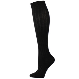 Black knee high sock