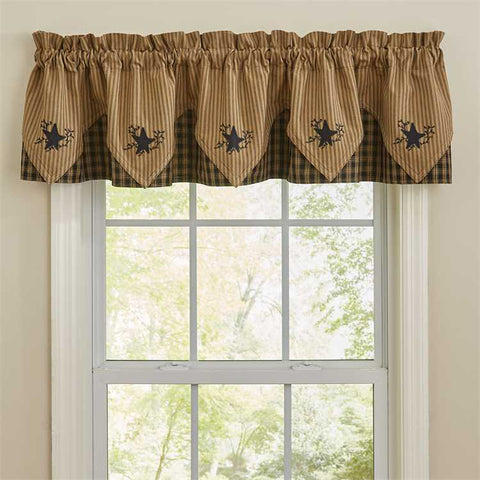 Star motif valance