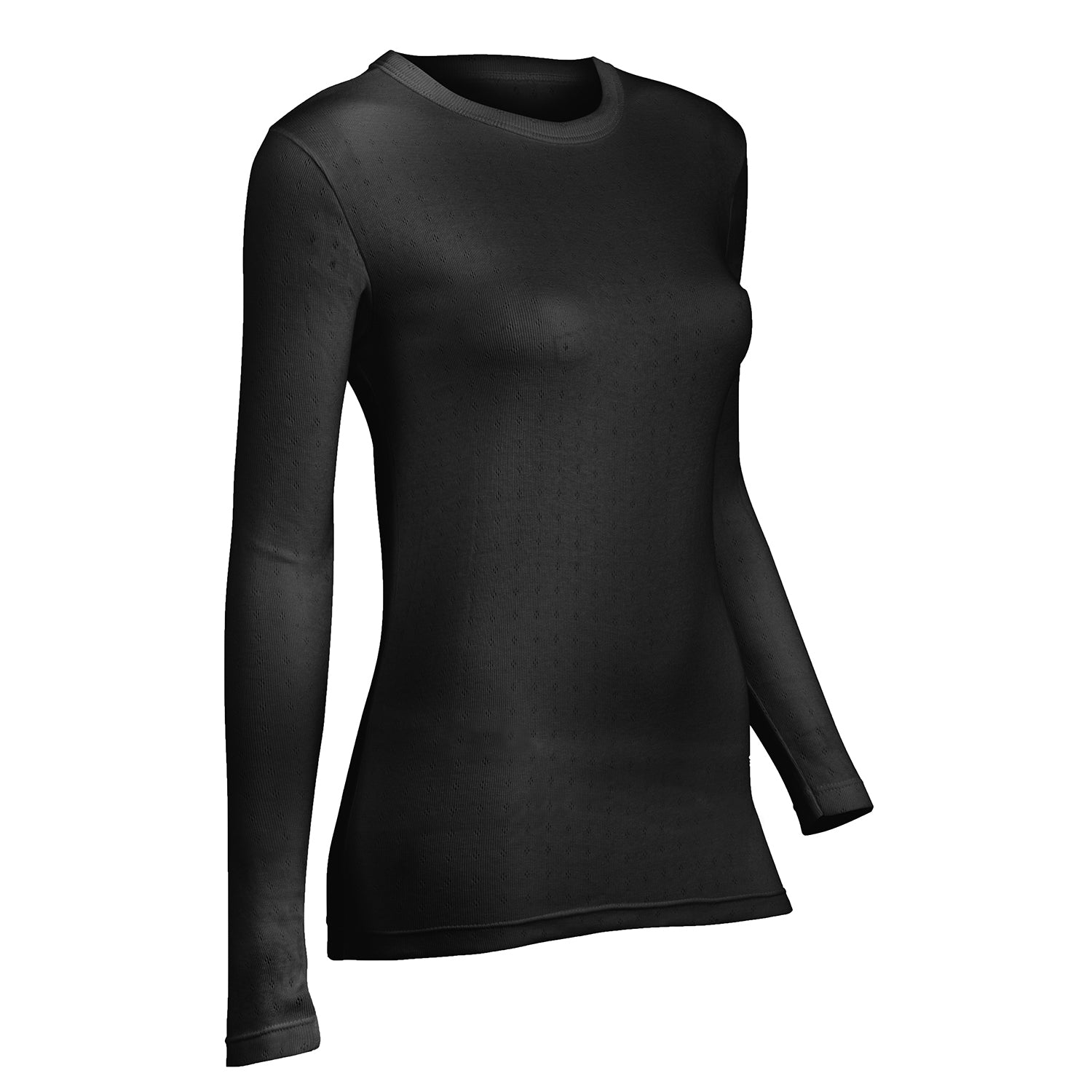 P&W Polo Women Thermal Clothing & Underwear - Black - Polyester
