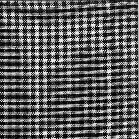 Dunroven House Toweling black and white mini check