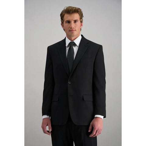 Haggar Men's Premium Stretch Suit Jacket in black