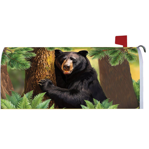 Mailbox cover showing Black Bear