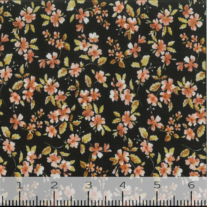 Double Brushed Tiny Floral Print Fabric 12629