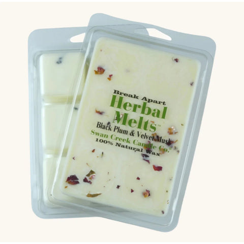 black plum and velvet musk herbal melts