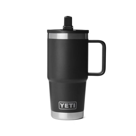 Yeti Rambler 20 oz. Travel Straw Mug in black