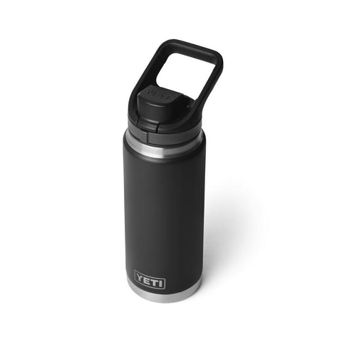 Yeti Rambler 26 oz Bottle with flip chug cap in black