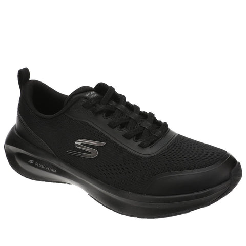 Skechers women's Plush Foam sneaker in black