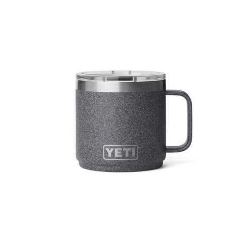 Yeti Rambler 14 oz. Stackable Mug in black stone
