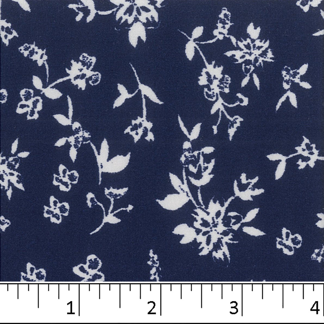 Double Brushed Floral Print Fabric S116