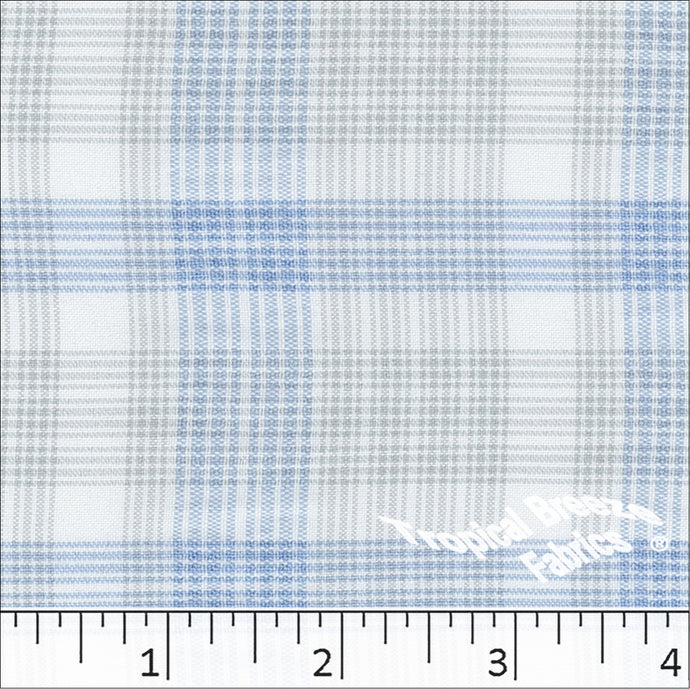 Blue Quick Dry Plaid Fabric