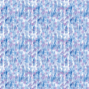 Among the Branches Collection Paint Texture Cotton Fabric blue