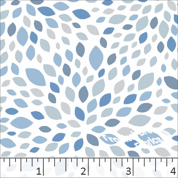 Standard Weave Poly Cotton Dress Fabric Blue