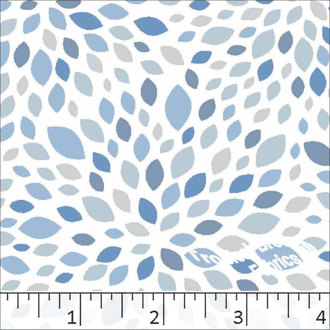 Standard Weave Poly Cotton Dress Fabric Blue