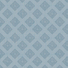 Wild Woods Lodge Collection Diamonds Cotton Fabric blue